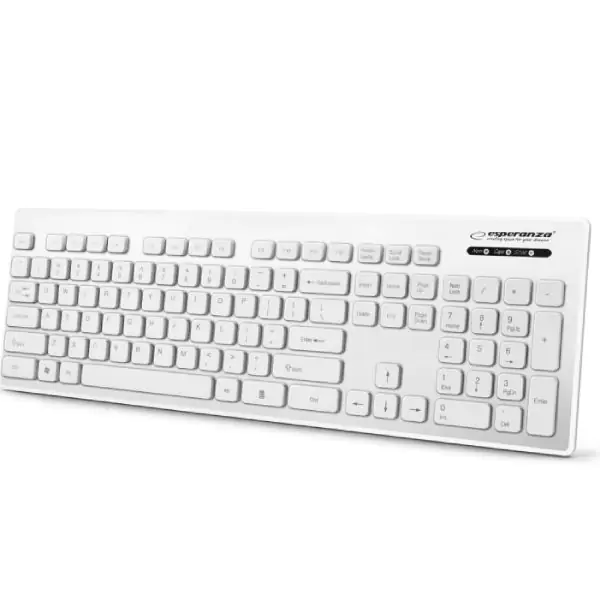 ESPERANZA Vodootporna USB tastatura bela EK130W