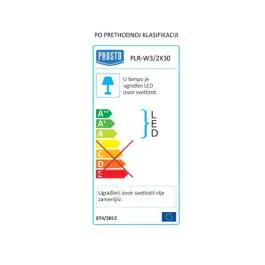 Prosto prenosni LED reflektor na stalku 2x30W