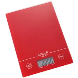 ADLER Kuhinjska vaga crvena AD3138R