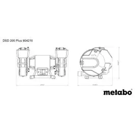 Metabo dvostrano tocilo DSD 200 Plus