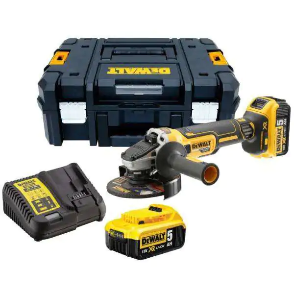 DeWalt DCG405P2 aku ugaona brusilica, 2x5.0Ah, T-STAK kofer - proizvod na akciji