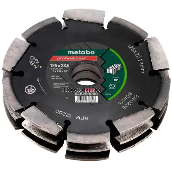 Dijamantski disk za šlicericu 125x28.5x22.23 mm Metabo - proizvod na akciji