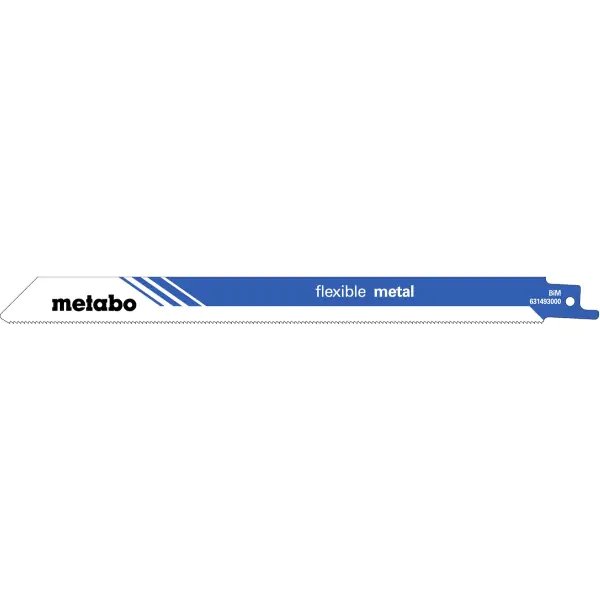 Testerice za metal za sabljastu testeru 25 kom. "FLEXIBLE METAL" 225 x 0.9 mm Metabo