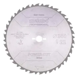 List testere za drvo "POWER CUT WOOD - PROFESSIONAL", 350x30, Z22 FZ 22° Metabo