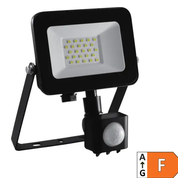 LED reflektor sa PIR senzorom 20W LRF024SW-20W/BK Prosto - proizvod na akciji