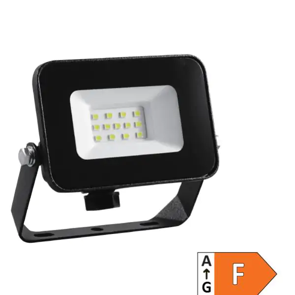 LED reflektor 10W LRF024EW-10W/BK Prosto