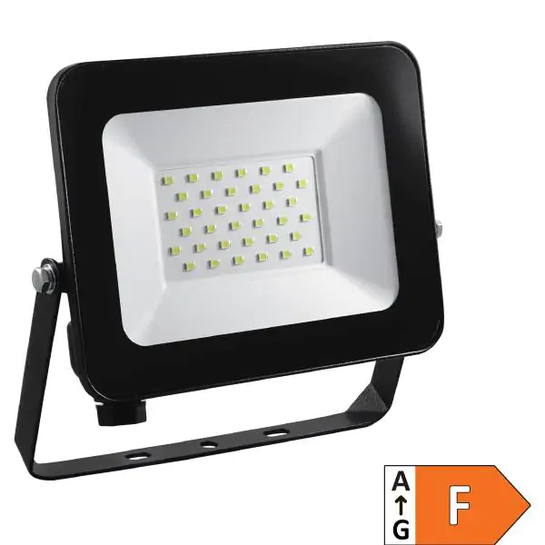 LED reflektor 30W LRF024EW-30W/BK Prosto