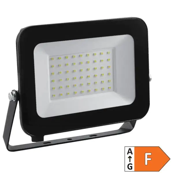LED reflektor 50W LRF024EW-50W/BK Prosto