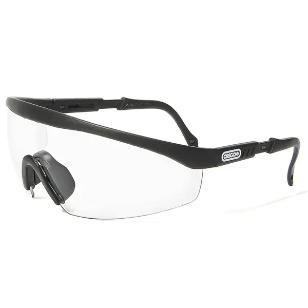 Oregon zaštitne naočare (belo staklo, crn okvir - veće)