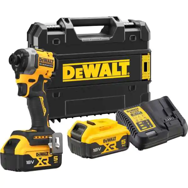 DeWalt DCF850P2T akumulatorski udarni odvrtač, 2x5,0 Ah XR + T-STAK kofer - proizvod na akciji