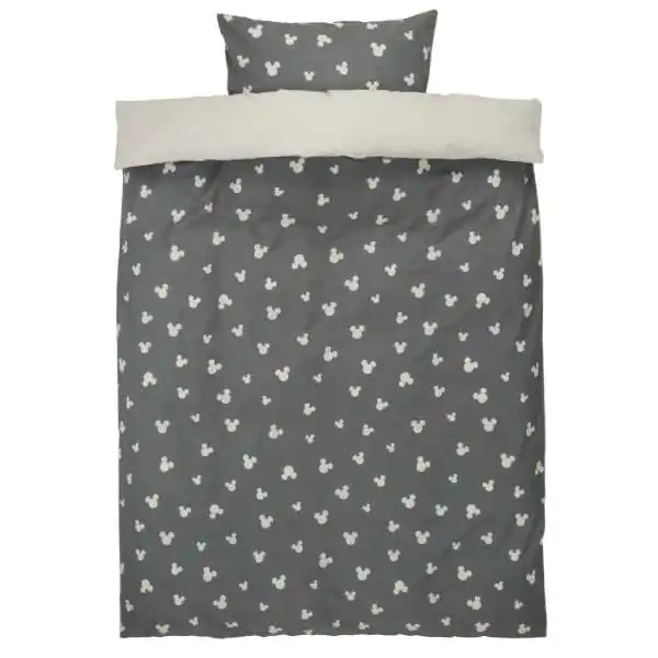 Set posteljine MICKEY 140x200 Disney siva