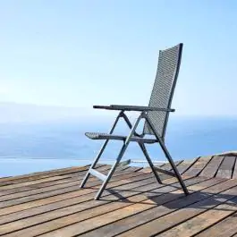 Baštenska podesiva stolica UGLEV siva
