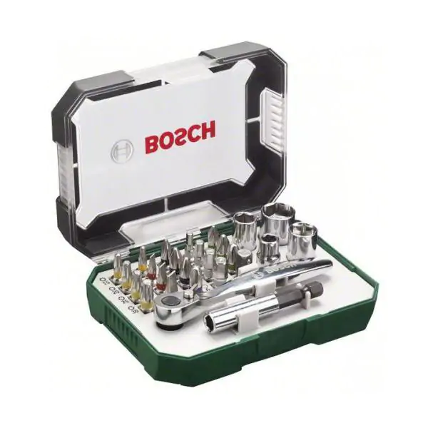 Bosch 26-delni set bitova i čegrtaljki