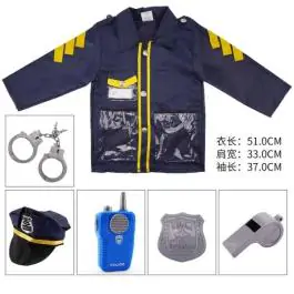 Policijski kostim za decu sa dodacima