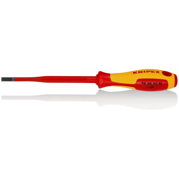 Knipex odvijač Slim ravni 1000V VDE 5,5mm 98 20 55 SL