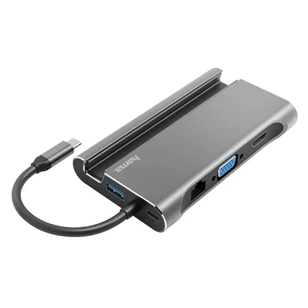USB-C Stanica 3xUSB-A3.1, HDMI™, VGA, LAN, USB-C (PD)