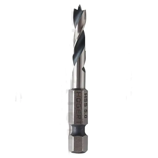 Hogert HT6D345 burgija za drvo sa HEX prihvatom fi 5,0