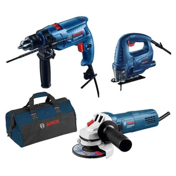 Bosch Set električnih alata GSB 550 + GWS 750-125 + GST 700