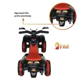Dečiji motor guralica na akumulator 2u1 Ranger crveni