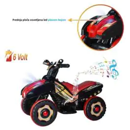 Dečiji motor guralica na akumulator 2u1 Ranger crveni