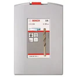 19-delni ProBox set burgija za metal HSS-Co, DIN 338 (Cobalt legura) Bosch 2608587014, 1-10 mm