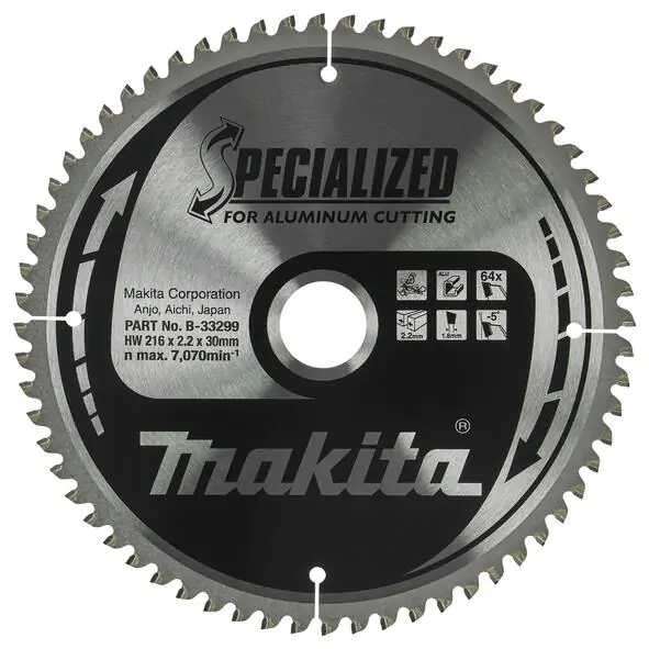 Makita TCT Specialized list za aluminum 216x30x64z  B-33299 - proizvod na akciji