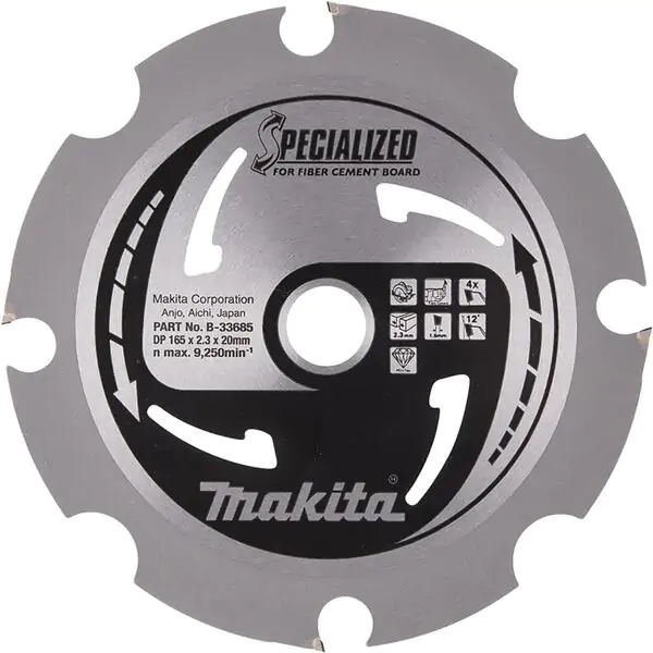 Makita list testere za fiber-cementne ploče 165X20x4Z