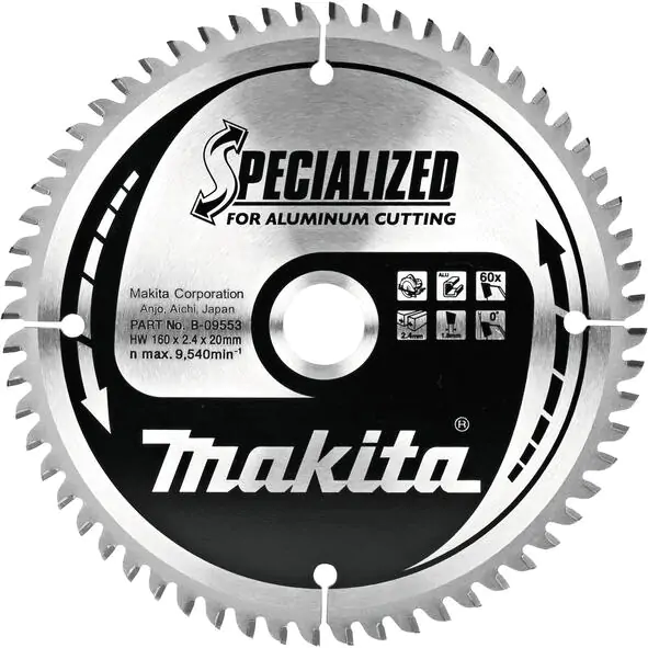 Makita list testere za aluminijum.180x30x60z
