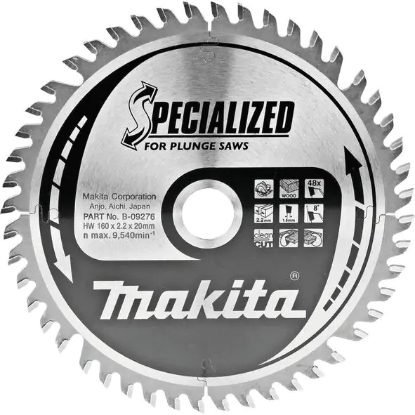 Makita list testere za drvo Specialized 160x20x48z B-08931 - proizvod na akciji