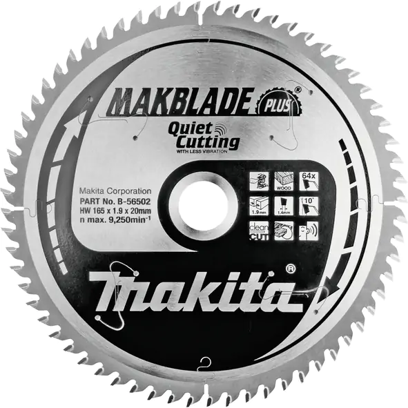 Makita list testere za drvo 165x20x64z (AC/DC) B-56502 - proizvod na akciji