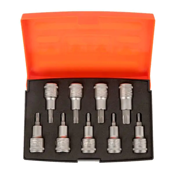 Bahco set nasadnih Torx ključeva 1/2" T20-T60