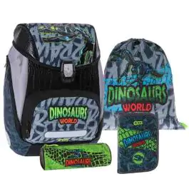 Set ranac anatomski 4 u 1 Dino world