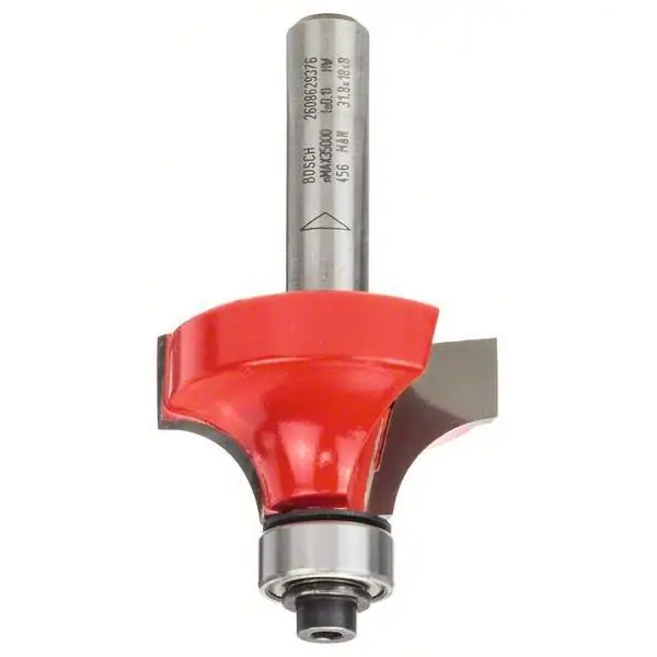 Glodalo za zaobljivanje Bosch 8 mm, D 31,75 mm, R1 9,5 mm, L 18 mm, G 60 mm