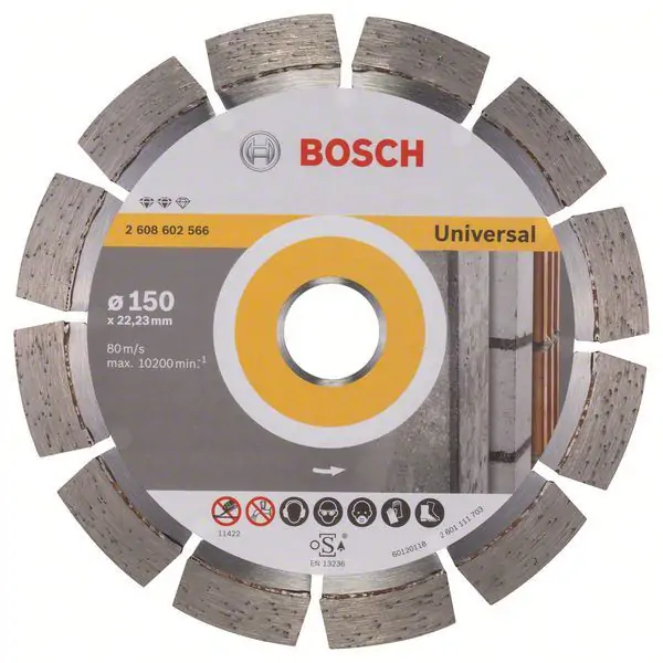 Bosch Dijamantska rezna ploča Expert for Universal 150 x 22,23 x 2,4 x 12 mm
