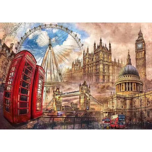 Puzle Vintage London Panorama 1500 delova Clementoni