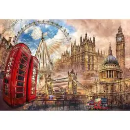 Puzle Vintage London Panorama 1500 delova Clementoni