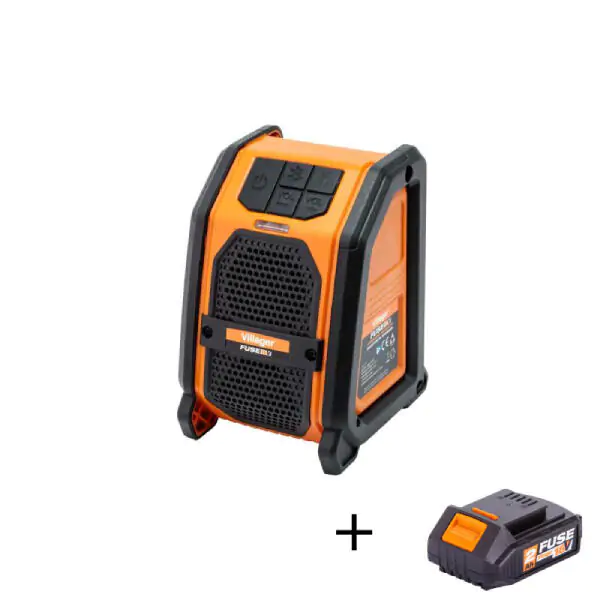 Bluetooth zvučnik FUSE Villager + baterija 2Ah - proizvod na akciji