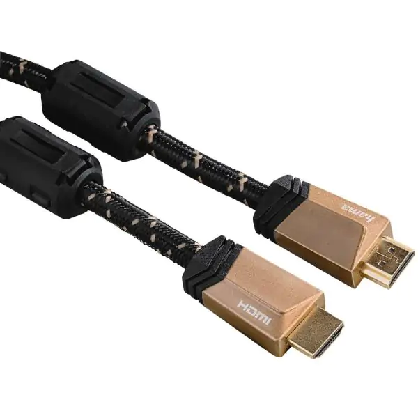 Hama AV kabl HDMI-HDMI 1,5m PREMIUM, feritni filter 4K