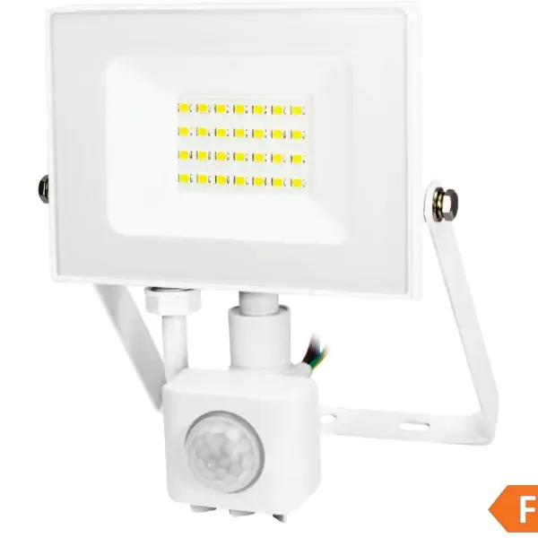 Commel LED reflektor sa senzorom pokreta  20W 4000K, 1600lm 30kh, beli