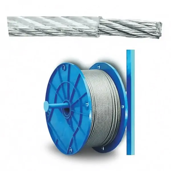 Sajla čelična sa PVC zaštitom 2/3mm - 200m Levior