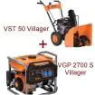 VST 50 Villager čistač snega + agregat VGP 2700 S Villager