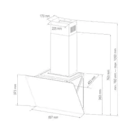 Aspirator CYCLONE crni 105W Home