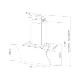 Aspirator CYCLONE crni 105W KPE6039G Home