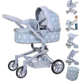 Kolica za lutke Boonk – Royal Grey