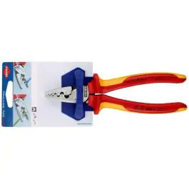 Knipex klešta za krimpovanje hilzni (kablovskih završetaka) 1000V VDE 180mm u blister pakovanju 97 78 180 SB