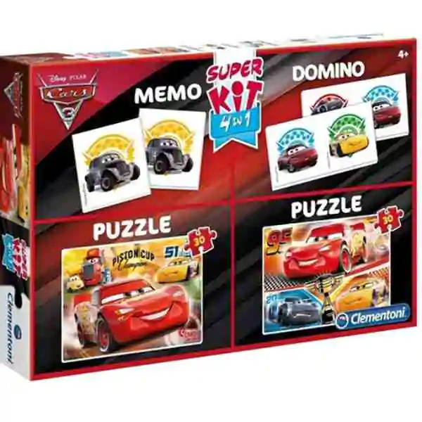 Clementoni puzzle Cars 4u1