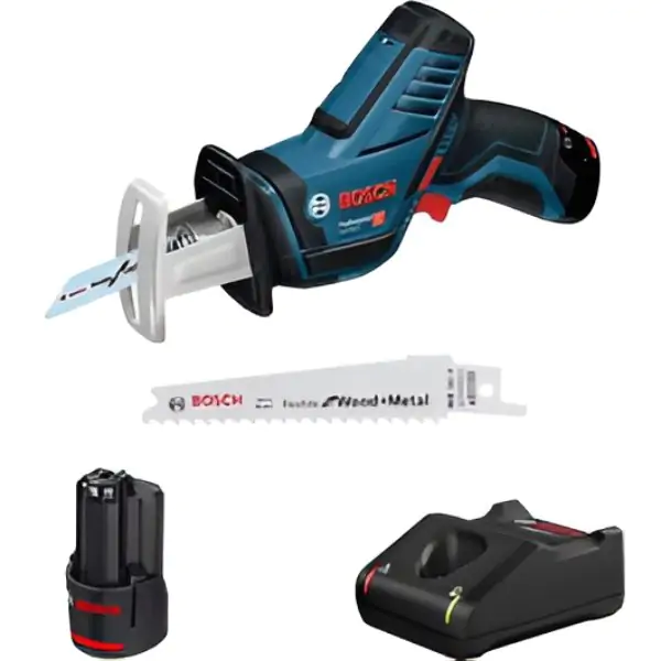 Bosch akumulatorska univerzalna testera-recipro GSA 12V-14  12V 2,0 Ah + GAL 12V-4 - proizvod na akciji