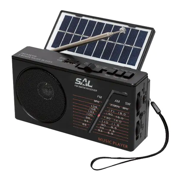 Solarni prenosni radio prijemnik SAL