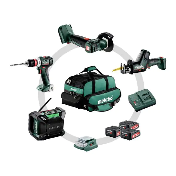 Metabo Combo set 5.2 akumulatorski alat u setu 12V BS+SSE+CC+PA+R