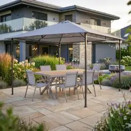Metalni baštenski paviljon Gazebo 3x3 m FDZN 7005